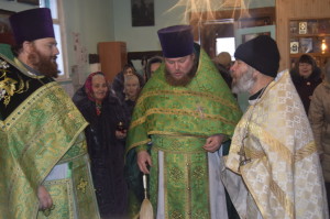 молебен в храме св. прп. Серафима Саровского, п. Буланаш.